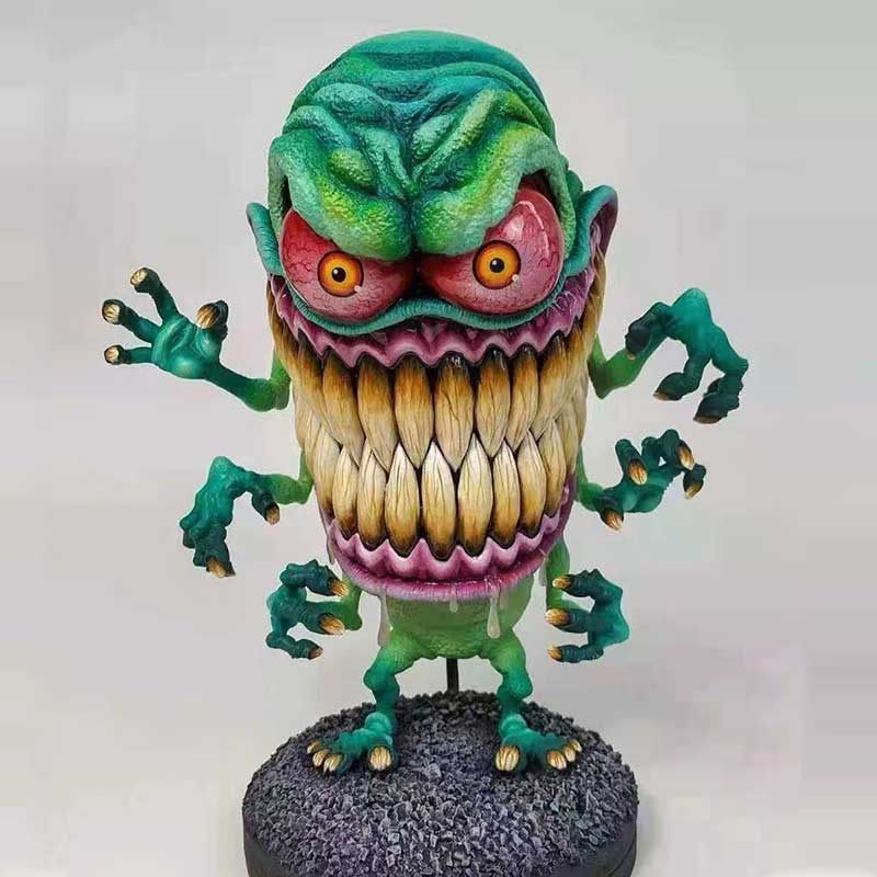 Angry Big Mouth Monster Statue