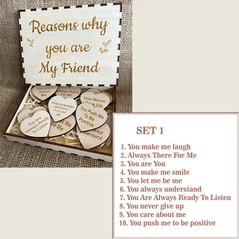 "Reasons Why You Are My Friend" Friendship Gift