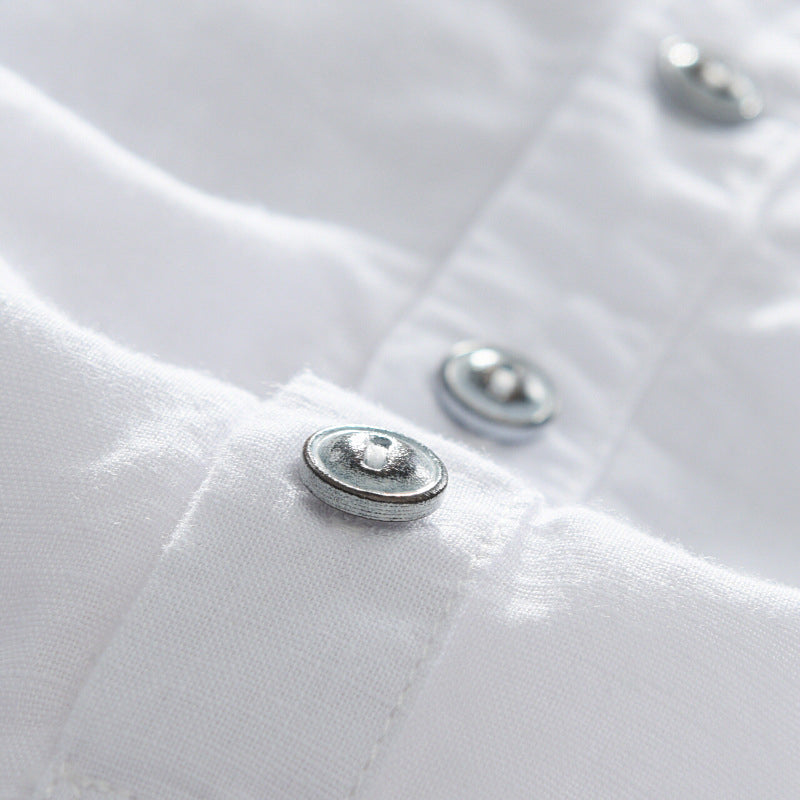 Men's Summer Linen Shirt With Buttons