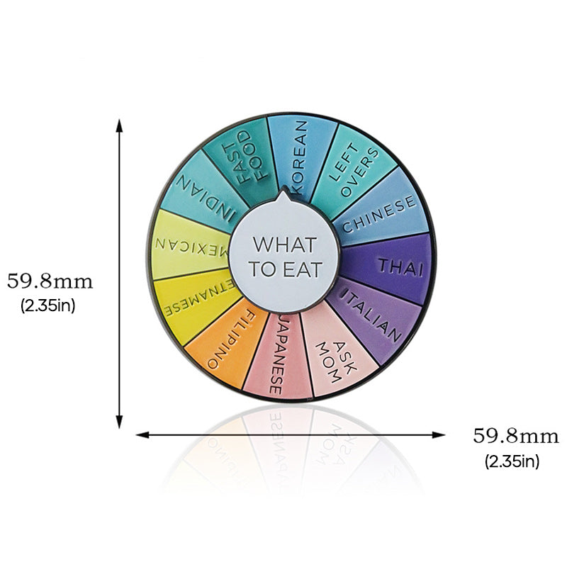 Rotating Wheel Brooch