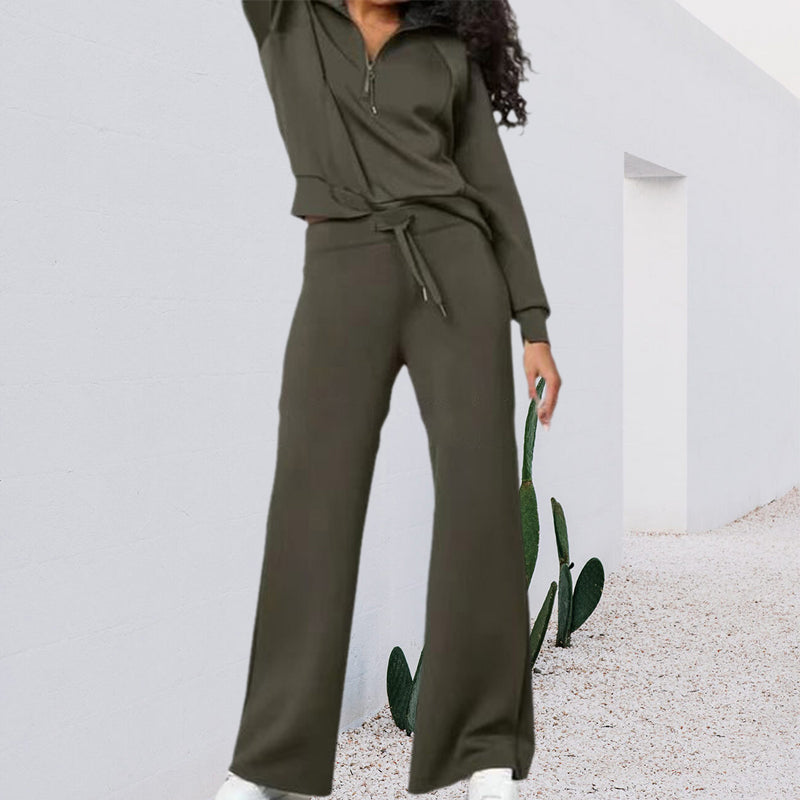 Women's Casual Zipper Set