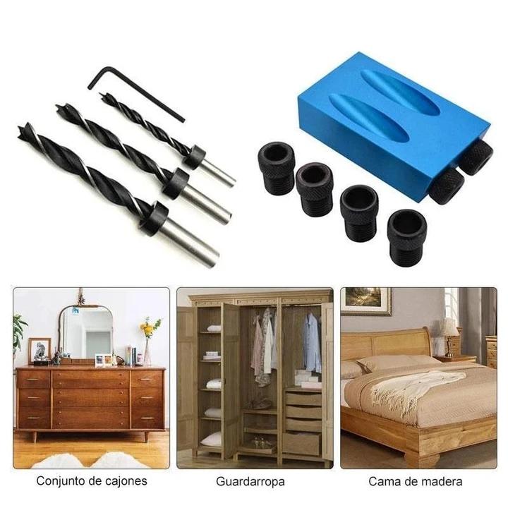 Herramienta para trabajar la madera puncher posicionador