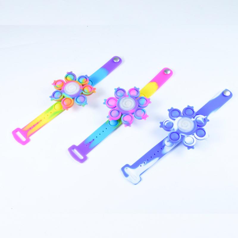 Spinning Flower Pop Bubble Bracelet