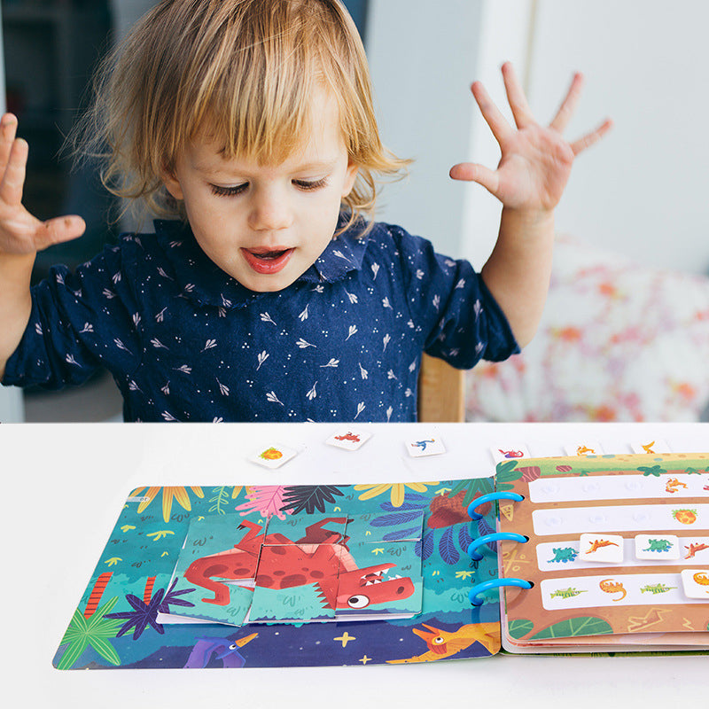 Children's Enlightenment Quiet Paste Book Montessori Sensory Toy Book