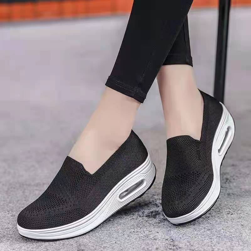Breathable Casual Shoes With Thick Sole