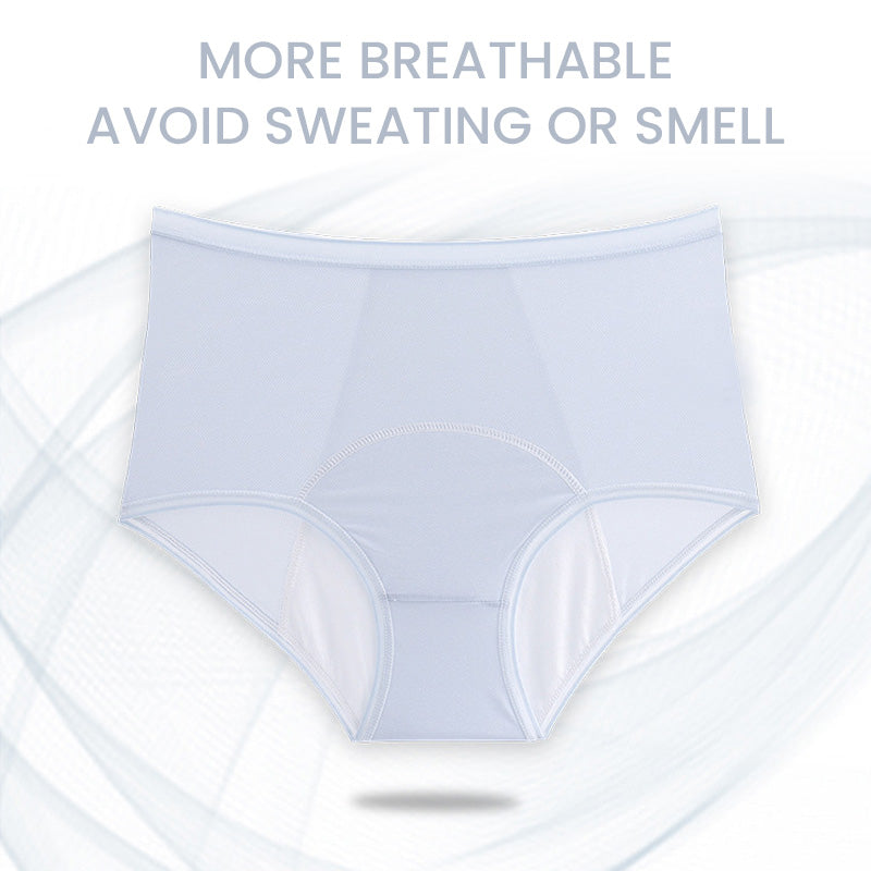High Waist Leak Proof Ice Silk Panties