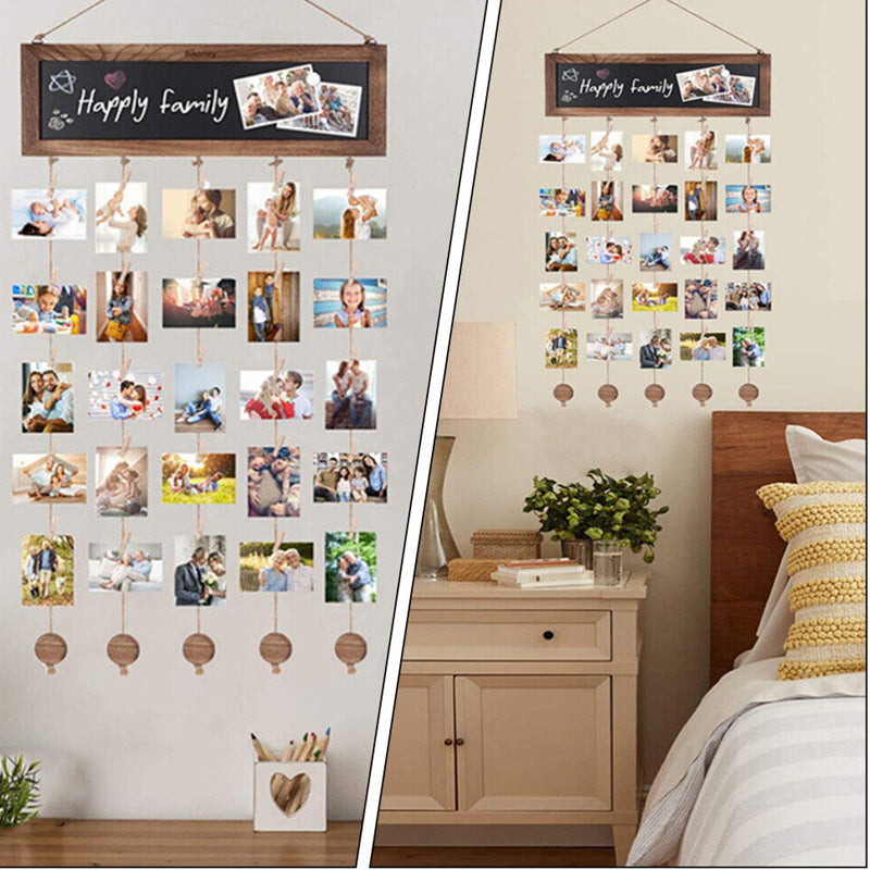 Wooden Picture Frames Collage Wall Decor