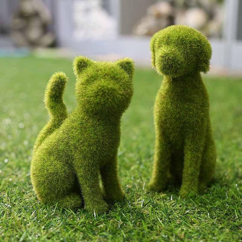 Simulation Flocking Cute Puppy Decoration