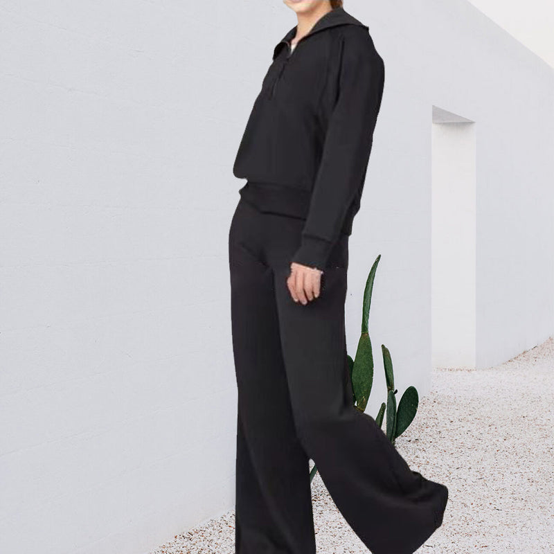 Women's Casual Zipper Set