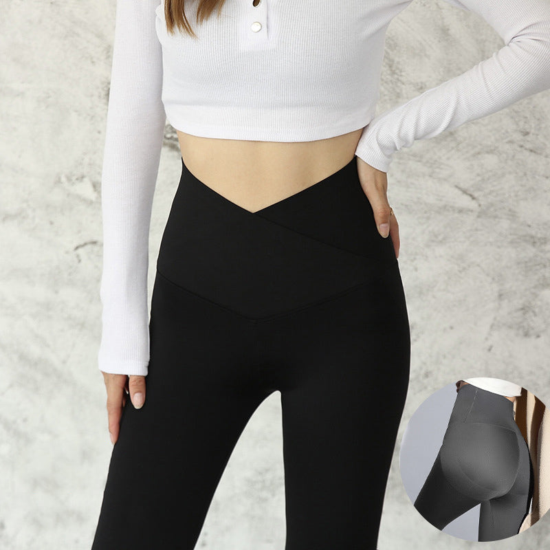 Crossover High Waisted Leggings