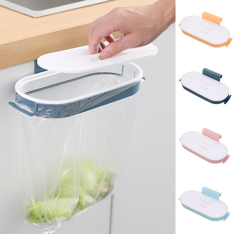 Portable Plastic Garbage Hanging Bag Holder