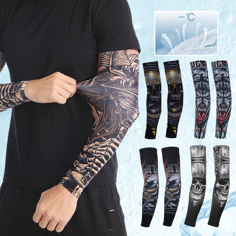 Manchons de bras de tatouage pour hommes